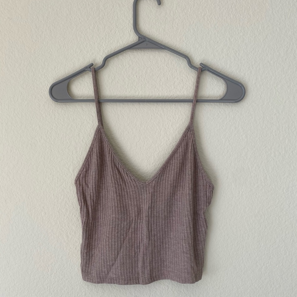 BRANDY MELVILLE knit ribbed tank top